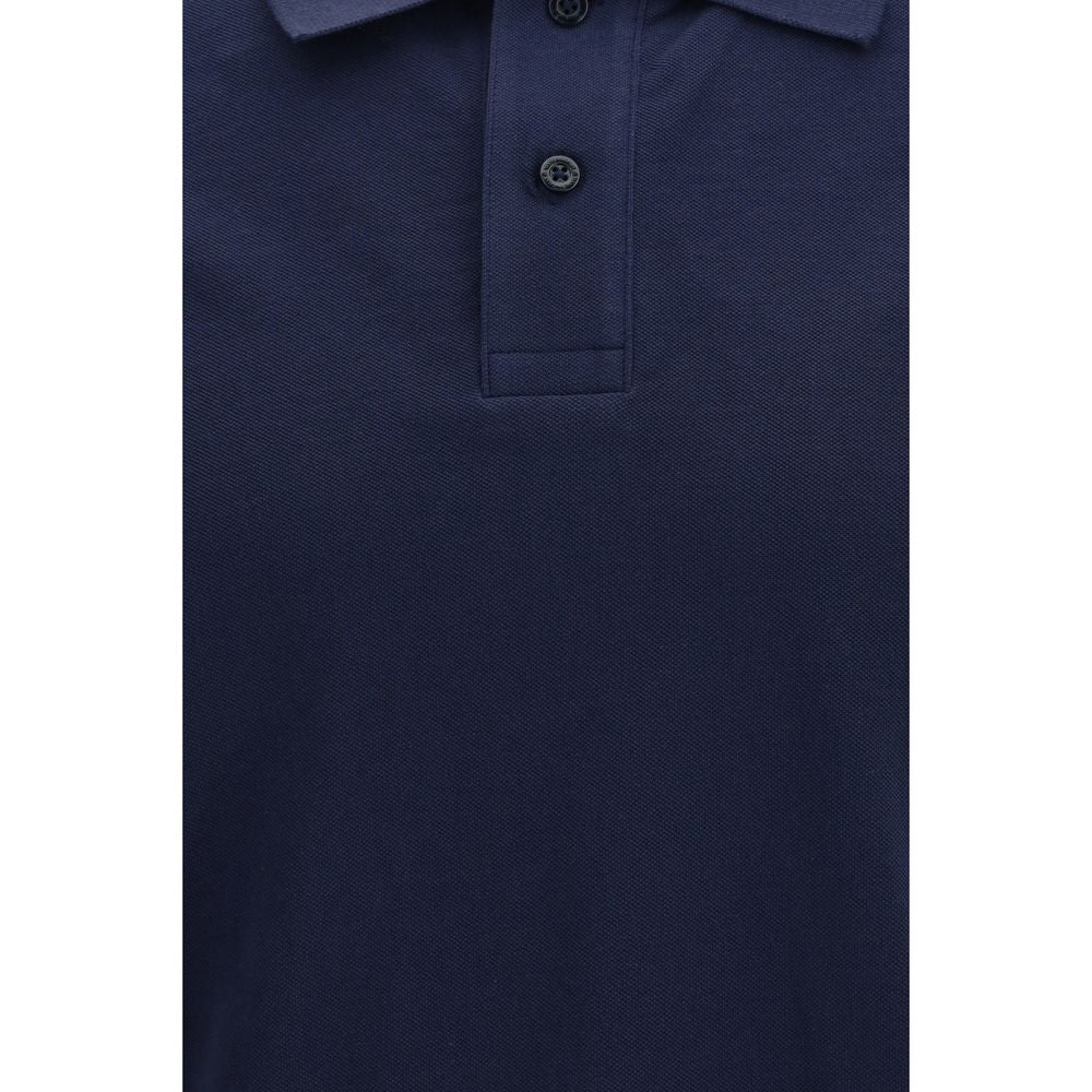 Moose Knuckles Plava Everett polo majica kratki rukav NOVA KOLEKCIJA