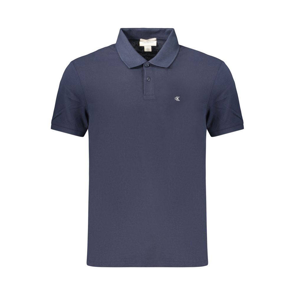 Calvin Klein plava polo majica kratki rukav