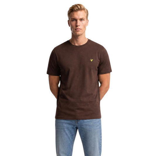 Lyle & Scott smeđa majica kratki rukav NOVA KOLEKCIJA