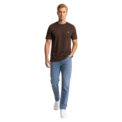 Lyle & Scott smeđa majica kratki rukav NOVA KOLEKCIJA