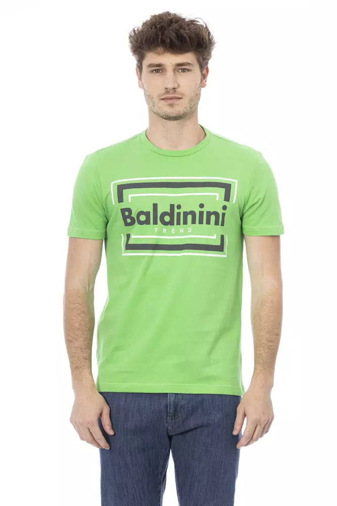 Baldinini Zelena majica s printom kratki rukav