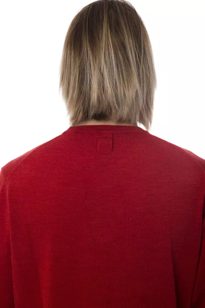 Billionaire Italian Couture Crveni Merino Džemper