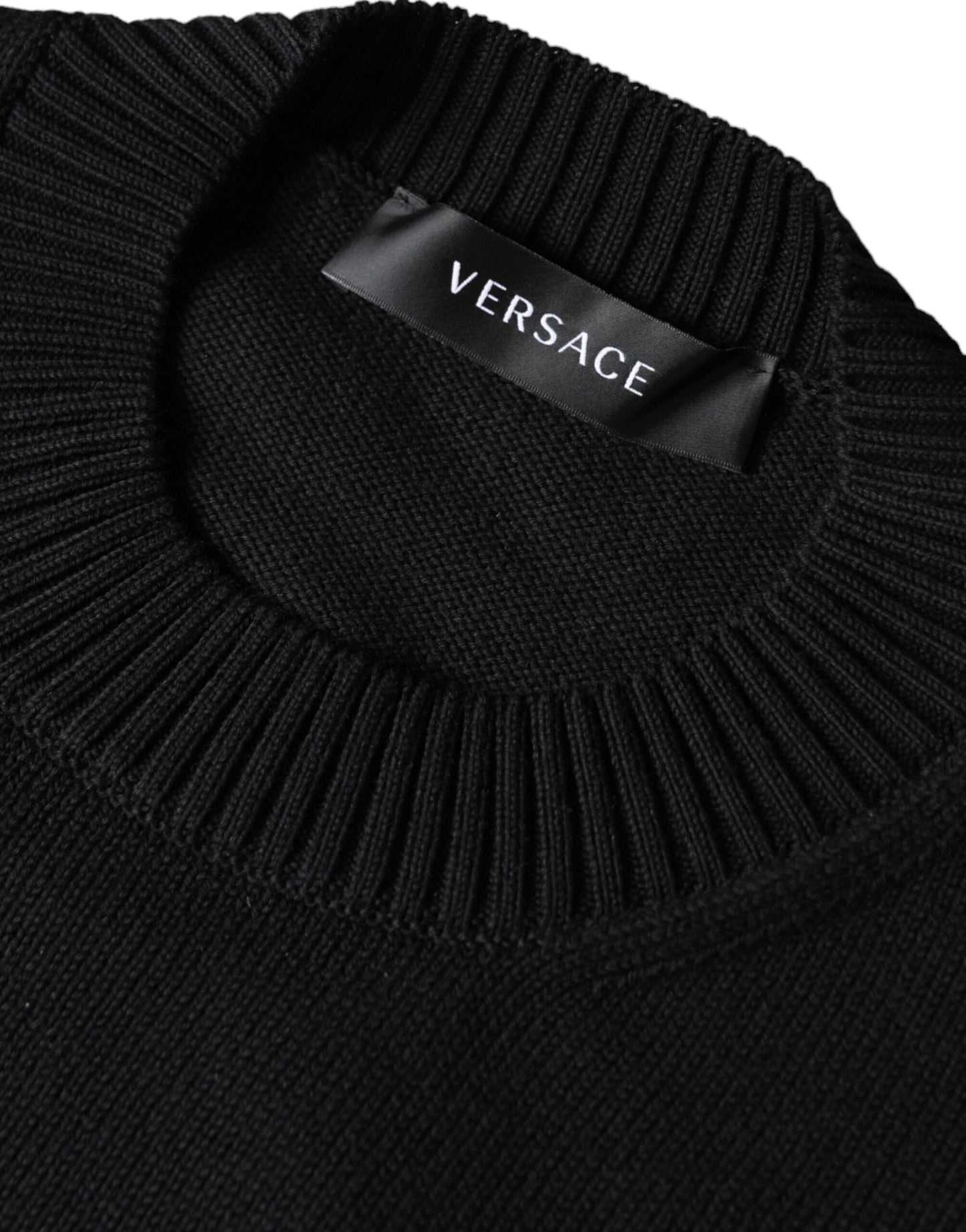 Versace Crna Medusa logo majica dugi rukav