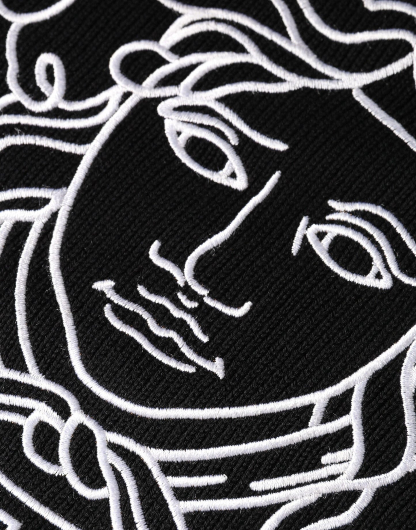 Versace Crna Medusa logo majica dugi rukav
