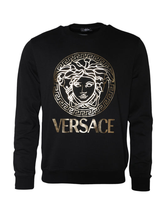Versace Crna Medusa majica dugi rukav