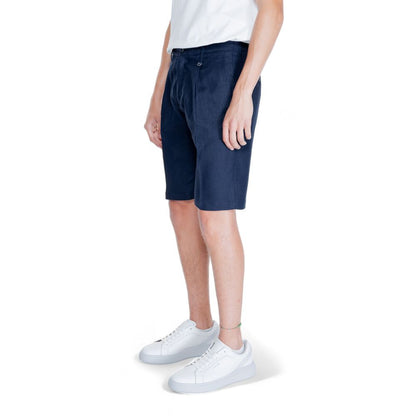 Antony Morato plavi šorc od lana
