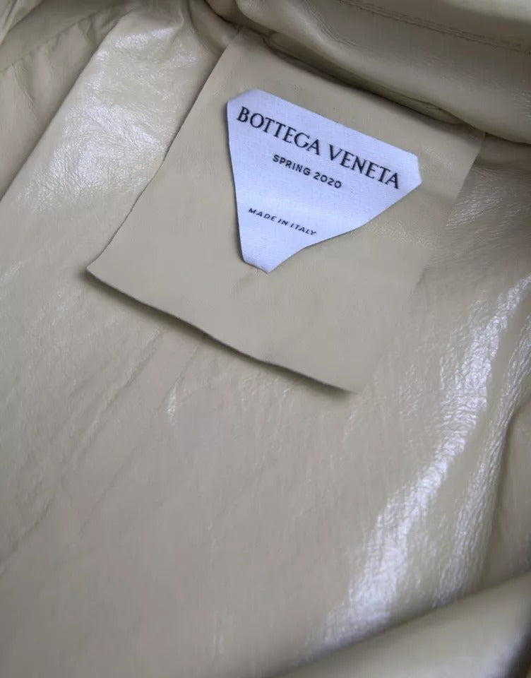 Bottega Veneta Bež Kožni mantil