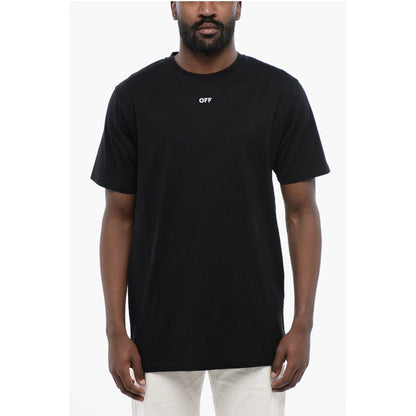 Off-White Crna Pamučna ARROW Crew-neck T-shirt majica