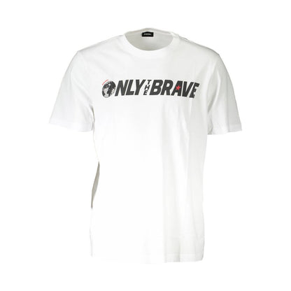 Diesel White Cotton T-Shirt