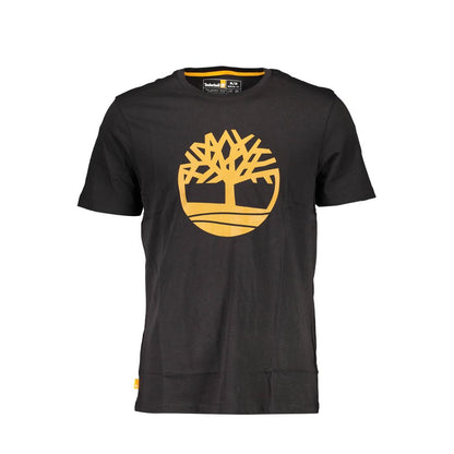 Timberland Crna majica kratki rukav s printom