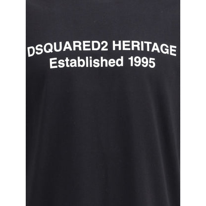Dsquared² Crna majica kratki rukav