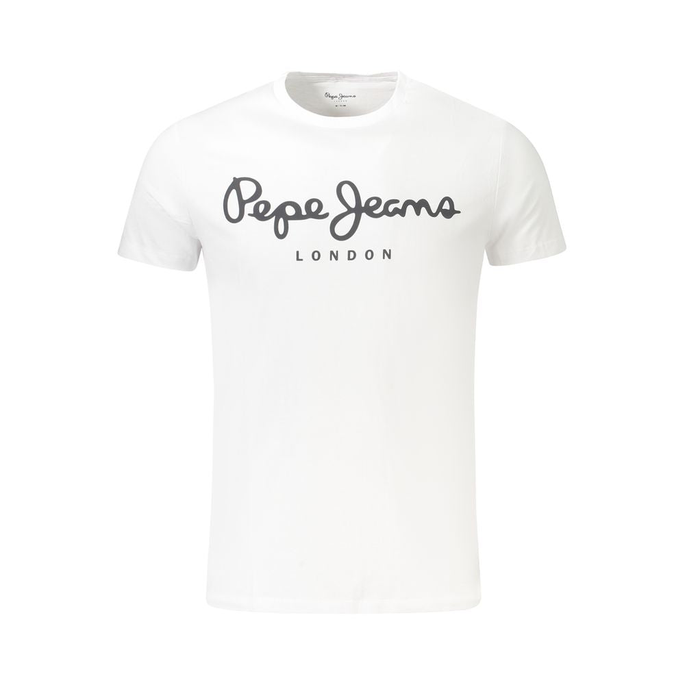 Pepe Jeans Bijela pamučna majica kratki rukav