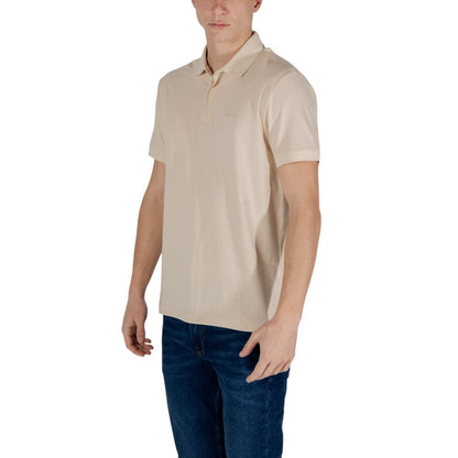 EA7 Emporio Armani Bež polo majica kratki rukav
