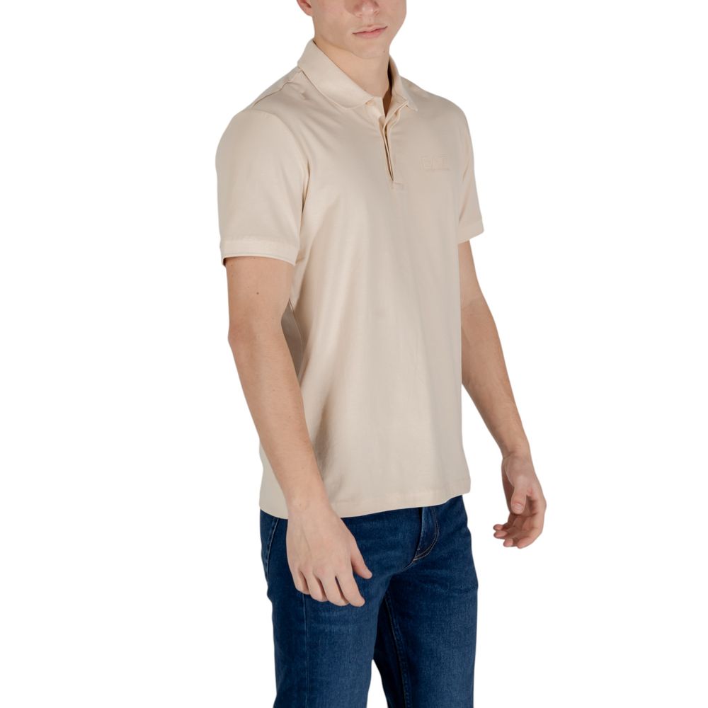 EA7 Emporio Armani Bež polo majica kratki rukav