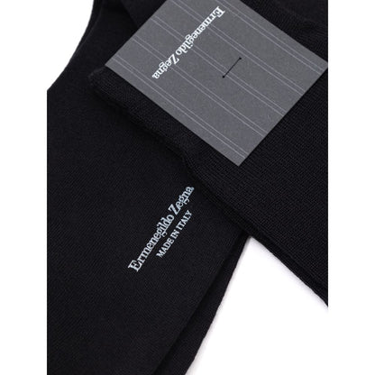 ZEGNA Crne čarape od vune