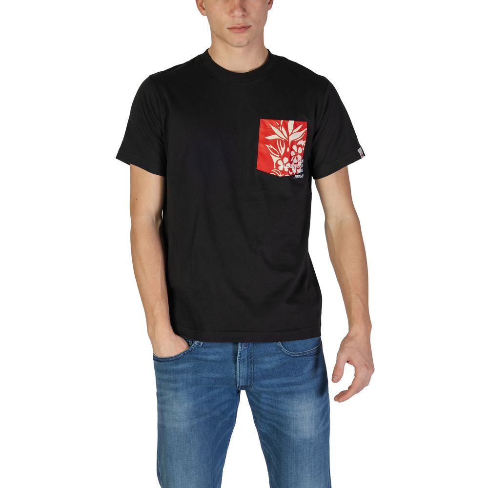 Replay Crna majica kratki rukav