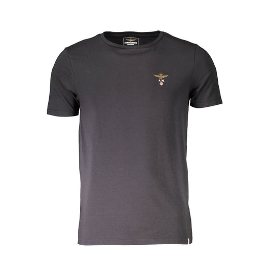 Aeronautica Militare Crna majica kratki rukav