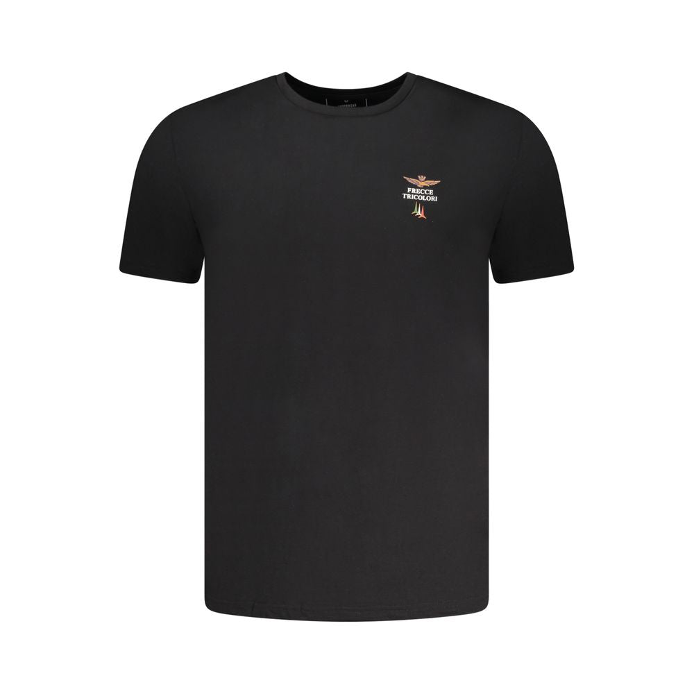 Aeronautica Militare Crna majica kratki rukav