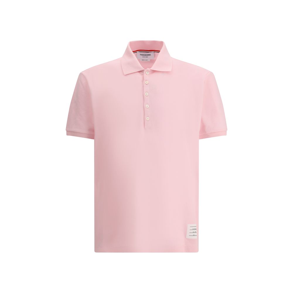 Thom Browne Roza polo majica kratki rukav NOVA KOLEKCIJA