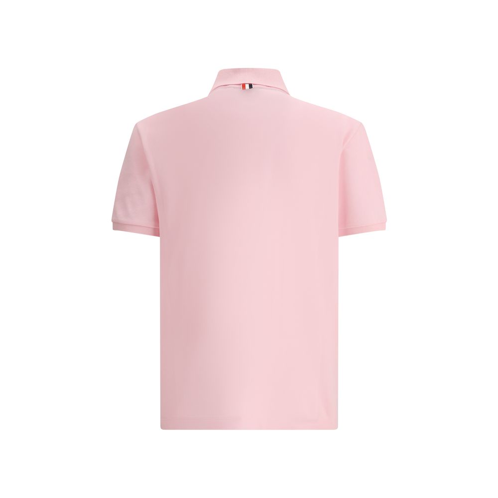Thom Browne Roza polo majica kratki rukav NOVA KOLEKCIJA
