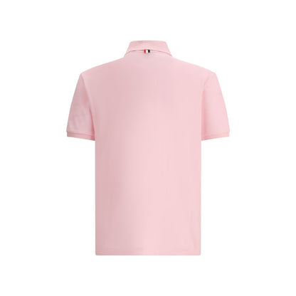 Thom Browne Roza polo majica kratki rukav NOVA KOLEKCIJA