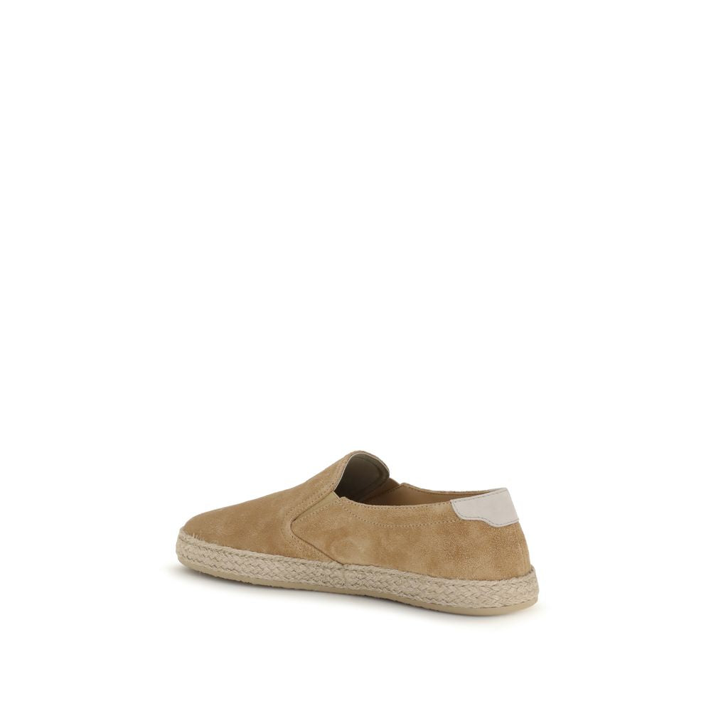 Brunello Cucinelli Bež slip on cipele NOVA KOLEKCIJA