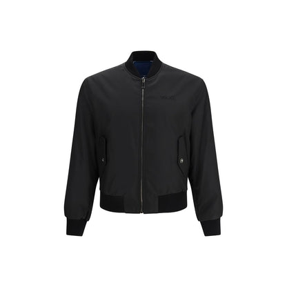 Versace Crna bomber jakna na dva lica
