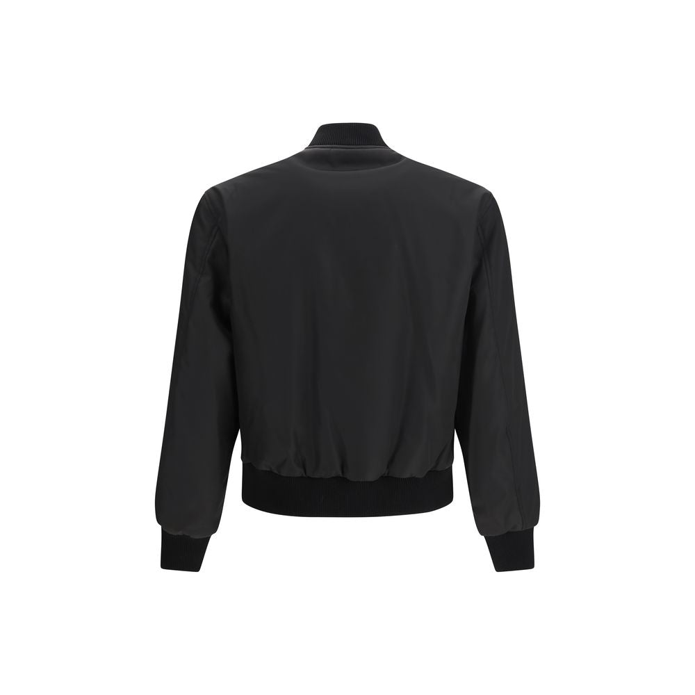 Versace Crna bomber jakna na dva lica