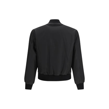 Versace Crna bomber jakna na dva lica