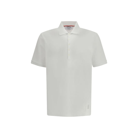 Thom Browne Bijela Polo majica kratki rukav NOVA KOLEKCIJA