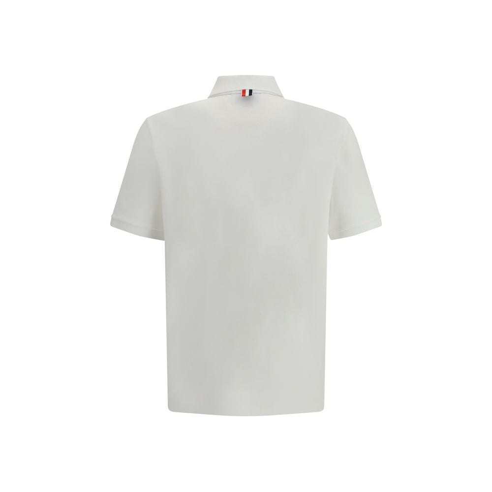 Thom Browne Bijela Polo majica kratki rukav NOVA KOLEKCIJA