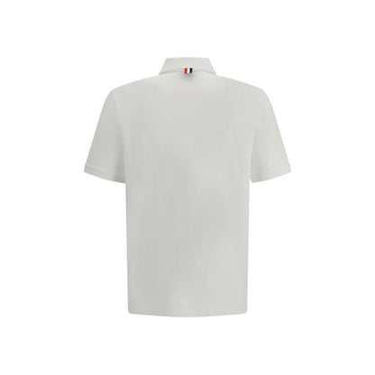 Thom Browne Bijela Polo majica kratki rukav NOVA KOLEKCIJA